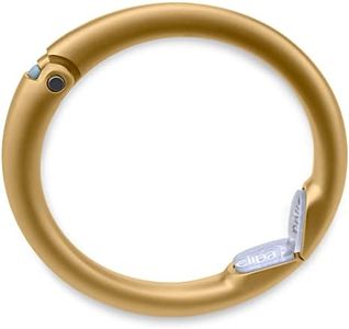 Clipa Instant Purse Hook for Table, Opens Into a Hook, Matte Gold PVD | Bag Hanger, Holds 33 lbs, Needs Only 1/2" of Edge, Easy One-Hand Use, PVD Ceramic Forever Finish, 3-Year Warranty, Gift Boxed