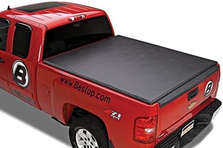 Bestop 19146-01 EZ-Roll Tonneau Cover for Nissan 05-Current Frontier with/without UtiliTrack system 4.7' bed