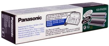 Panasonic KXFA55X KX-FA55X Ink Film Cartridge Roll for KX-FP181 / KX-FP185 / KX-FP189 / KX-FP151 / KX-FP155 / KX-FC195 / KX-FP81 / KX-FP85