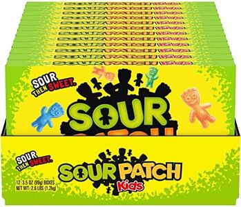 SOUR PATCH KIDS Soft & Chewy Candy, Halloween Candy, 12 - 3.5 oz Boxes