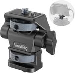 SmallRig Adjustable Camera Monitor Mount, 360° Swivel and 180° Tilt Monitor Holder, with 1/4"- 20 Screws, Bouncy Locating Pins, Anti-Twist Design, for Ninja V and V+ Monitors - 4886