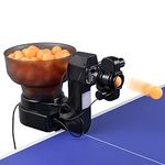 WAYMARK Ping Pong Robot Table Tennis Robot HP-07 Ping Pong Machine Suitable for TableTennis Table PingPong Table, Compatible with Intercepted Net for PingPongBalls Training Come with 50 Balls