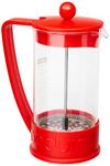 Bodum Brazil French Press 1-Liter 8-Cup Coffee Maker, 34-Ounce, Red