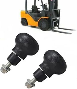 2 Pieces Steering Wheel Knob Spinner 8mm Screw Steering Wheel Spinner Knob Turning Aid Ball Tractor Forklift Accessories