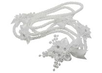 Lassos Boutique Ivory White Wedding Lasso Rope Traditional Lazo Cord (White)