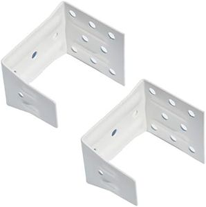 cuteLEC Center Support Bracket 2 Pack White Color for 2" High Profile Blinds Headrail Holder