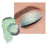 Oulac Green Cream Eyeshadow-Eyeshadow Prime| as Highlighter Large Capacity Highly Pigmented Eye Shadow Waterproof &Long Lasting with Moisturizing Formula, Shimmer Glitter Eye Makeup. 6g.(16)