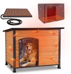 GUTINNEEN Large Heated Dog House Ou