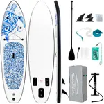 FEATH-R-LITE Inflatable Stand Up Paddle Board Ultra-Light SUP with Paddleboard Accessories