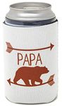 Funny Guy Mugs Papa Bear Collapsible Neoprene Can Coolie - Drink Cooler