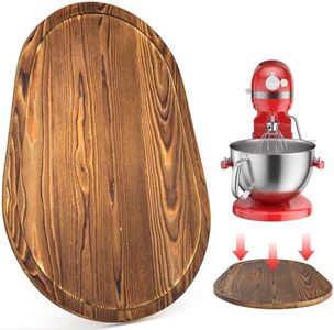 GuanQiao Food-Grade Bamboo Mixer Slider: For KitchenAid 5-8 Qt Bowl Lift Stand Mixer. Appliance Sliding Mat For Artisan, Kitchen Countertop Storage Accessories (Moving Tray)