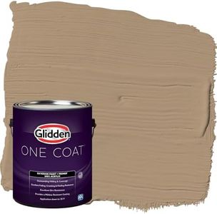 Glidden Exterior Paint + Primer: Brown/Sauteed Mushroom, One Coat, Semi-Gloss, 1-Gallon