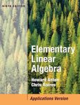 Elementary Linear Algebra: Applications Version