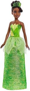 Disney Princess Dolls, New for 2023, Tiana Posable Fashion Doll with Sparkling Clothing and Accessories, Disney Movie Toys