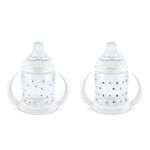 NUK Learner Cup, 5 oz (150 mL), 6+ Months, Stars & Triangles, 2 Pack