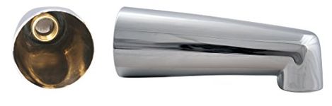 Westbrass 7" Tub Spout, Polished Chrome, E507-1F-26, 1 Pack