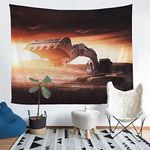 Loussiesd Excavator Car Wall Hanging Teens Construction Truck Tapestry for Kids Boys 3D Machinery Vehicles Decor Wall Blanket Construction Site Theme Bedding Throw Blanket Medium 51x59