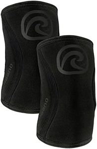 Rehband Elbow 5mm Compression Sleeve, Neoprene Elbow Sleeves for Weightlifting, Anatomical Design, Non-Slip & Close Fitting, Elbow Support Unisex, Colour:Carbon/Black - 1 Pair, Size:Medium