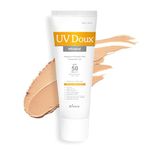 UV Doux Tinted Mineral Sunscreen SPF 50 PA+++ | 100% Mineral Broad Spectrum | Zinc & Iron Oxide | No White Cast | India’s No.1 Dermatologist Recommended Brand | For Sensitive Skin | 50 g