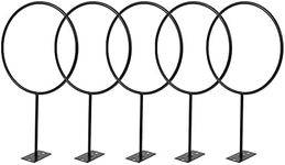 CLISPEED Wall Mount Ball Holder: 5pcs Steel Football Storage Racks Iron Basketball Display Organizer with Screws Sports Room Decor for Soccer Volleyball
