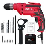 IBELL Impact Drill ID13-80, 650W, Copper Armature, Chuck 13mm Keyless Auto, 2800 RPM, 2 mode selector, Forward/Reverse with variable speed