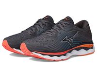 Mizuno Mens Wave Sky 6 Running Shoe, Iron Gate-Nimbus Cloud, 10.5