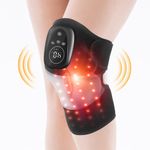 tempsnug Cordless Knee Massager with Red Light Heating-3 in 1 Knee Shoulder Elbow Massage Wrap for Pain Relief & Muscle Relaxation