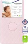 Evolur Wondernap 2 in 1 Full-Size Crib Mattress, JPMA and Greenguard Gold Certified, Crafted from Recycled Sustainable Materials, Pink