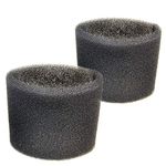 HQRP 2 Foam Filter Sleeves for Shop-Vac 84L200, 84L250, 84L250B, 84L300, 84L350, 84L400, 84L450, 84M150, 84M200, 84M250, 84M250B Wet Dry Vacuums