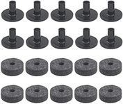 20Pcs Yootones Cymbal Stand Felt Washer & Plastic Drum Cymbal Stand Sleeves Drum Accessories