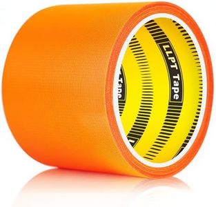 LLPT Iron On Repair Tape Orange Red 3" x 16.5 Ft Premium Patch Tape Fusing Durable Adhesive for Sofa Jeans Jackets Pants Curtains and DIY Decorations (IRP7605RD)