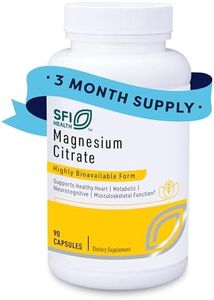 Klaire Labs SFI Health Magnesium Citrate - Readily Soluble Magnesium Supplement for Women & Men - 150mg Magnesium Citrate Capsules - Support Healthy Relaxation & Bone Health (90 Capsules)