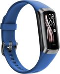 Fitness Tracker with 24/7 Heart Rate Blood Oxygen Sleep Monitor,Activity Tracker with 1.1" AMOLED Touch Color Screen, Multiple Sport Modes Step Counter,IP68 Waterproof for Women Men (Blue)