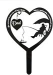 Memorial Plaque, Personalised Fishing, Dad memorial gifts, Grave Marker Plaque, Father, Mum, Son, Brother, Uncle, Garden Sign, funeral remembrance in loving memory One size