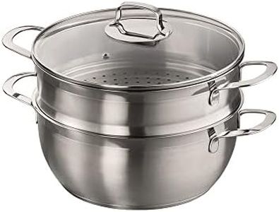 Baccarat Gourmet 2 Piece Stainless Steel Casserole & Steamer Set 28X13.5cm