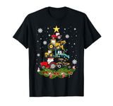 Tractor Christmas Tree gift Holiday Tractor funny xmas Gift T-Shirt