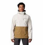 Columbia Mens Hikebound II Rain Jacket, Dark Stone, Del, XL