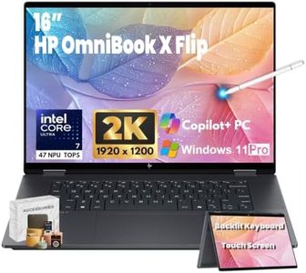 HP OmniBook X Flip 2-in-1 Laptop 2026, Intel Ultra 7, 64GB RAM, 8TB SSD