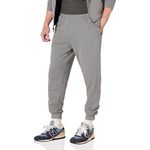 Amazon Essentials Men's Fleece Jogger Pant, Light Gray Heather, Medium