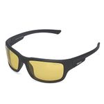 maivnz Floating Polarized Fishing Sunglasses for Men Surfing Kayaking UV400 Protection Unsinkable Water Sport Sun Glasses, Black Frame Yellow Lenses