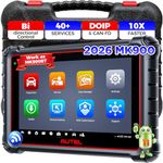 Autel MaxiCOM MK900 Diagnostic Scanner, Same as MK900BT, Up of MK808S MK808BT PRO, MaxiCheck MX900, MX808S, 40+ Service, 3000+ Active Tests, All System Diagnose, CAN-FD&DOIP, OS 11, FCA SGW