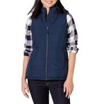 Amazon Essentials Women's Mid-Weight Puffer Gilet, Navy, XXL