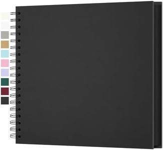 Yopih Scrapbook Album 12x12in, Acid-Free Kraft Paper 50 Sheets 100 Pages
