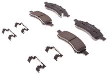 ACDelco Gold 17D1169ACHF1 Ceramic Front Disc Brake Pad Kit with Clips