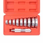 DAYUAN Bearing Tool Set, 11 Piece Aluminum Bushing & Seal Driver Kit for Automotive Wheel Bearings, Master Universal Kit with Carrying Case