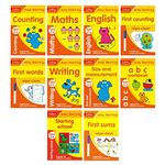 simpa 10PC Early Learning Educational Activity Book Set - Supports Early Ages 3-5 Years National Curriculum Learning.