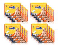 Easyfit Baby Diapers/Pants (Pack of 16) | Anti Rash & Wetness Indicator | Extra Absorb & Leak Proof Diapers | Cottony Soft Material Diaper Pant | Complete Comfort (XS, 80 Count)