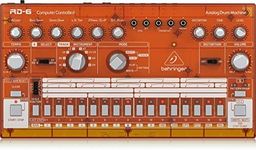 Behringer RHYTHM DESIGNER RD-6-TG Analog Drum Machine with 8 Drum Sounds, 64 Step Sequencer and Distortion Effects, Compatible with PC and Mac