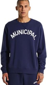 Municipal Men's M.OG-330 Crew, Navy/White, 3X-Large