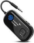 Avantree Voyager HA – Auracast & Bluetooth 5.4 Audio Transmitter for Headphones with Display & Volume Control, Qualcomm Chip, Firmware Upgradeable, AUX for Airplane, PC, and Wireless Listening